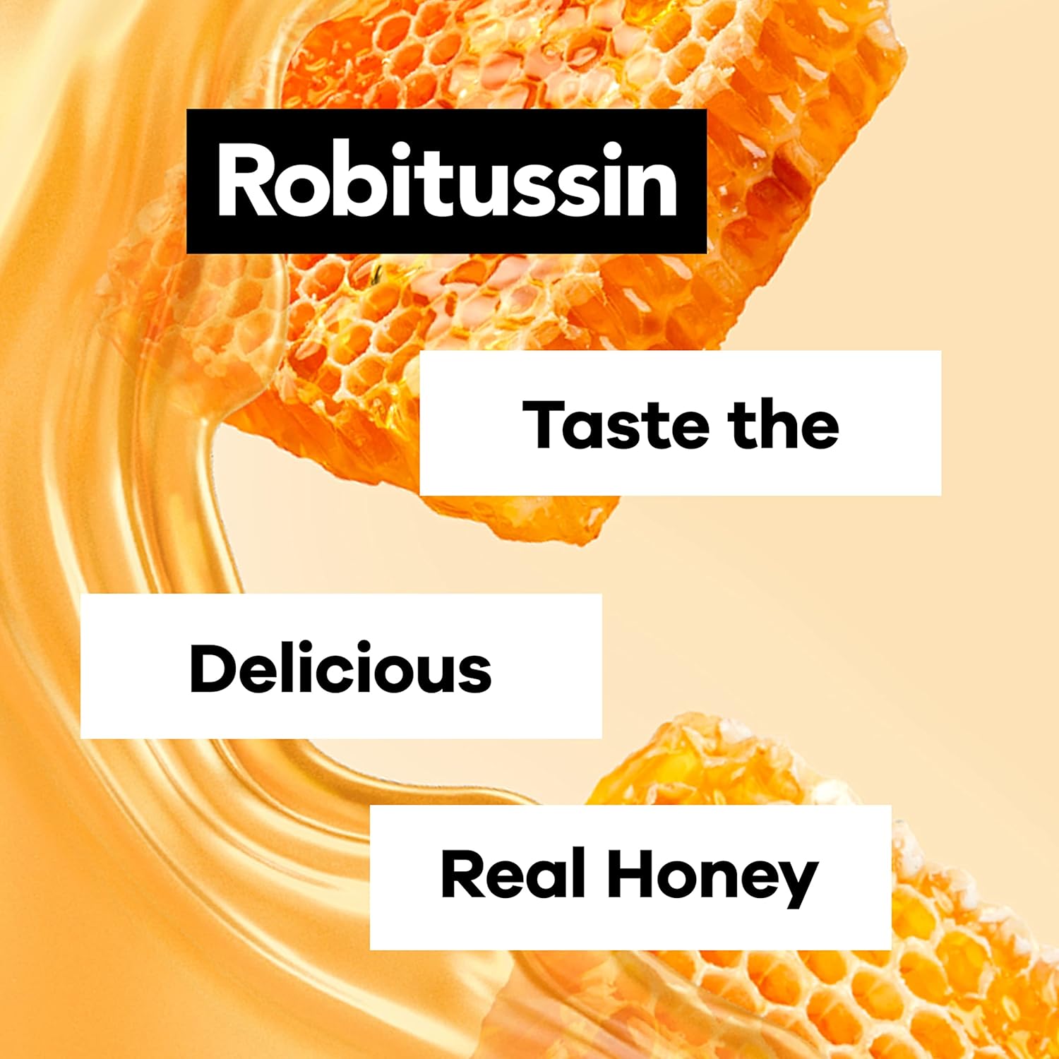 Robitussin Honey Maximum Strength DM para tos + congestión del pecho – Medicamento para aliviar la tos y congestión hecho con sabor real a miel,