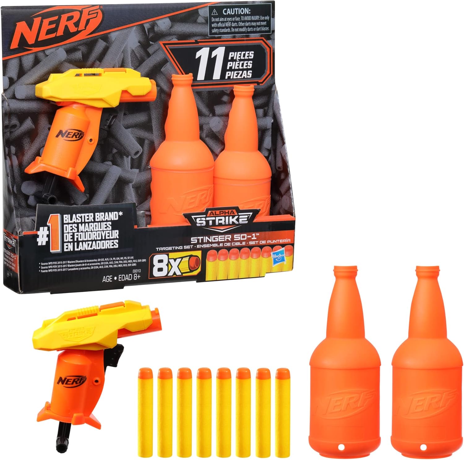 NERF Alpha Strike Stinger SD-1 Juego de objetivos