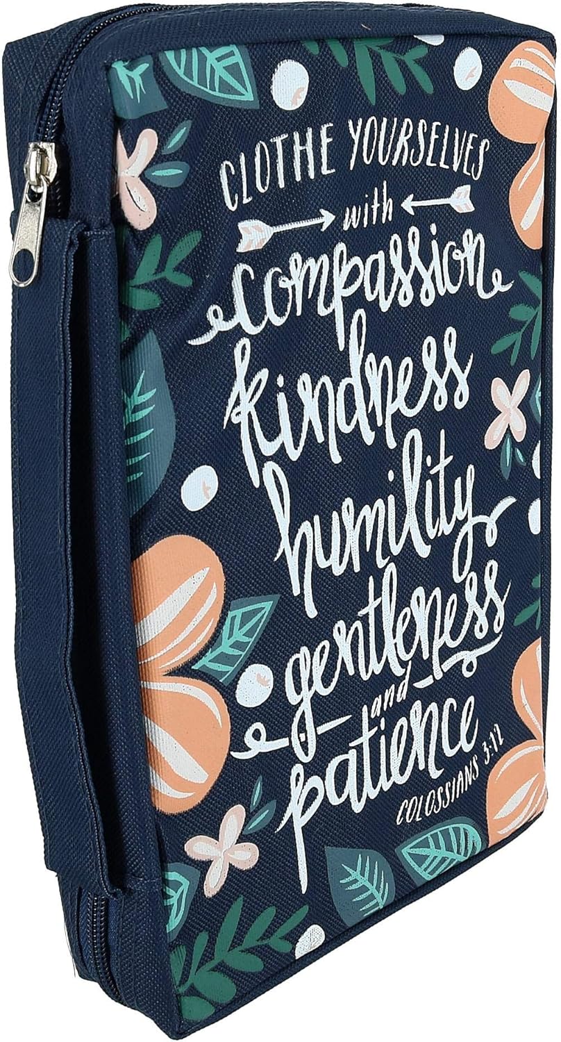 Creative Brands Faithworks – Funda de lona para la Biblia con asa de transporte, colección de regalos de fe de prensa francesa, 7 x 10 pulgadas,