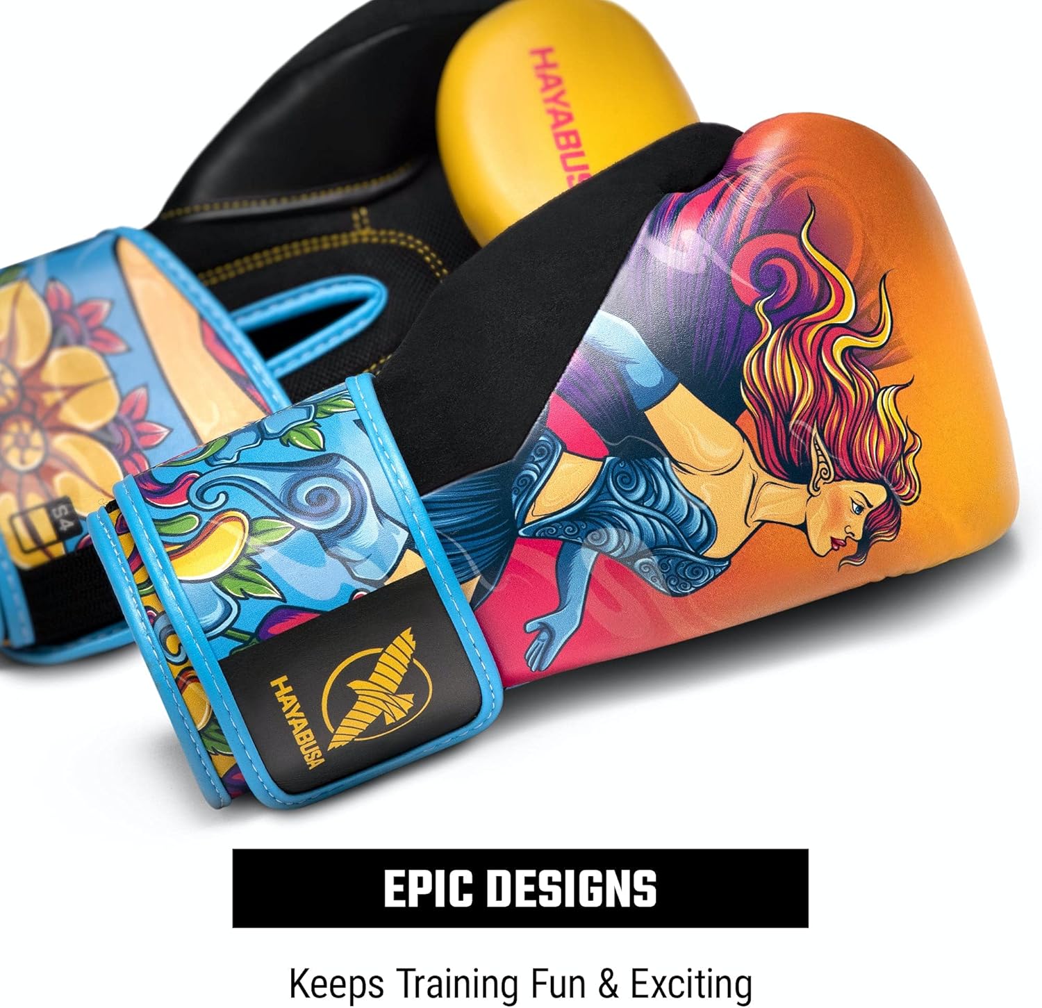 Hayabusa Guantes de boxeo épicos para niños y niñas S4