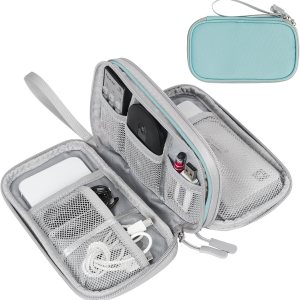 FYY Organizador electrónico, organizador de cables de viaje, bolsa de transporte para accesorios electrónicos, portátil, impermeable, doble capa, FYY Organizador electrónico, organizador de cables de viaje, bolsa de transporte para accesorios electrónicos, portátil, impermeable, doble capa,