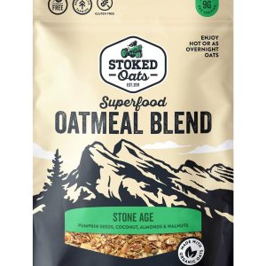Stoked Oats – Stone Age – Desayuno alto en proteínas, bajo en azúcar – Sin gluten, alta fibra, avena sin OMG – Perfecto para avena durante la noche Stoked Oats – Stone Age – Desayuno alto en proteínas, bajo en azúcar – Sin gluten, alta fibra, avena sin OMG – Perfecto para avena durante la noche