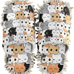 Pantuflas de microfibra suave y lavable, súper chenilla, zapatos para el hogar, zapatos para limpieza de suelos Pantuflas de microfibra suave y lavable, súper chenilla, zapatos para el hogar, zapatos para limpieza de suelos