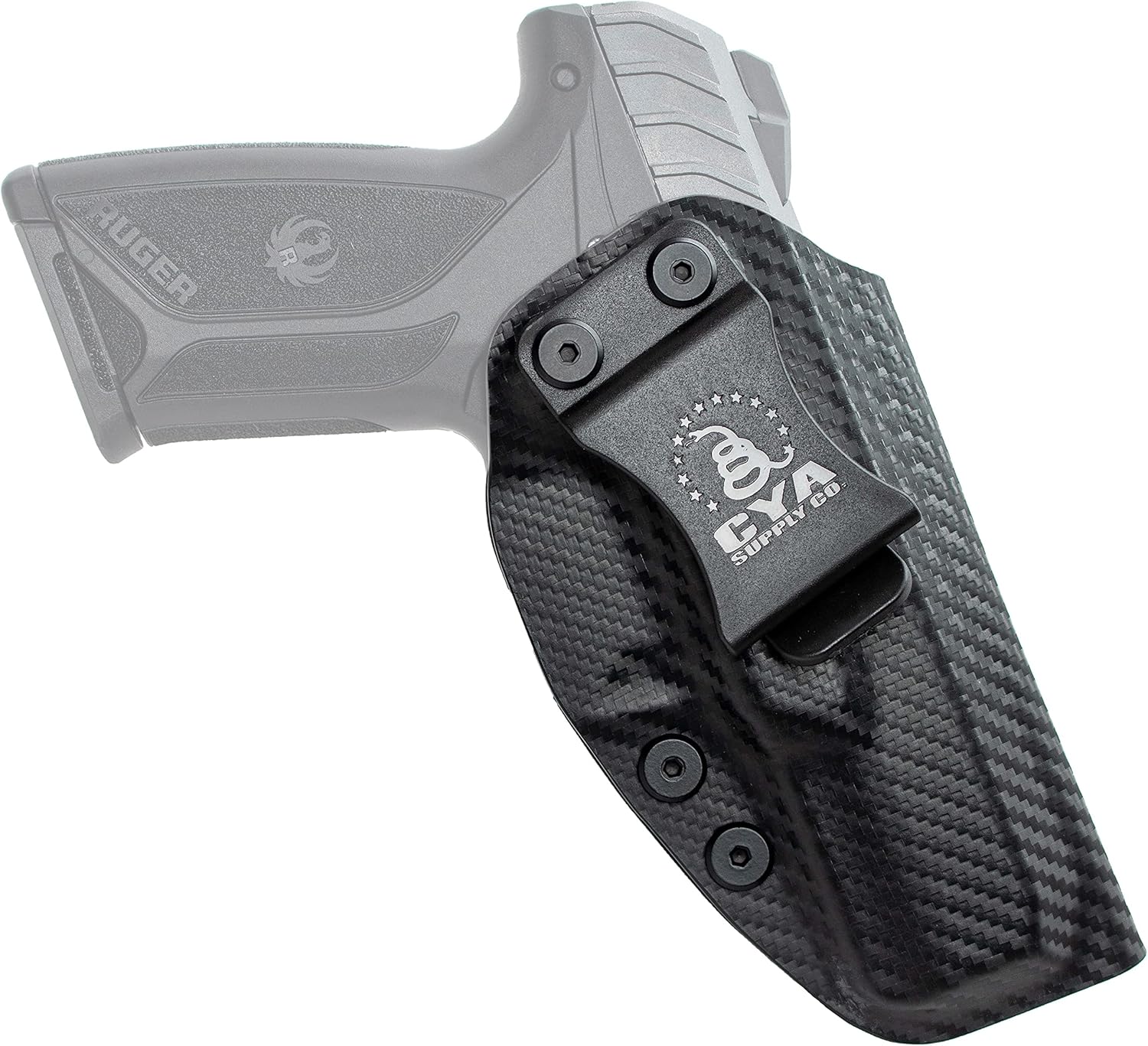 CYA Supply Co. Base IWB Funda de transporte oculta propiedad de veteranos fabricada en Estados Unidos – Compatible