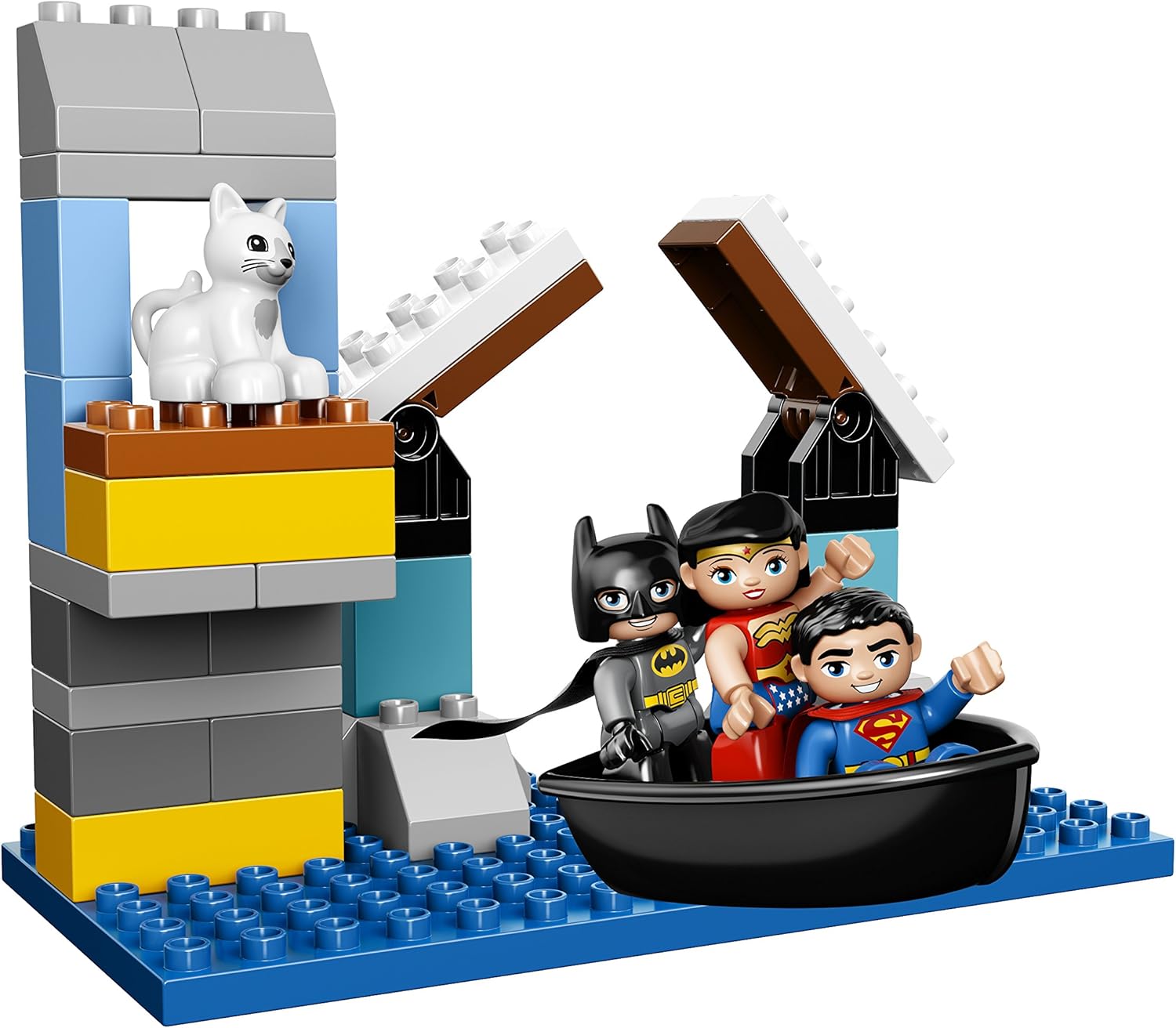 Set para armar LEGO Duplo de Súper Héroes,Aventuras de Batman (10599)