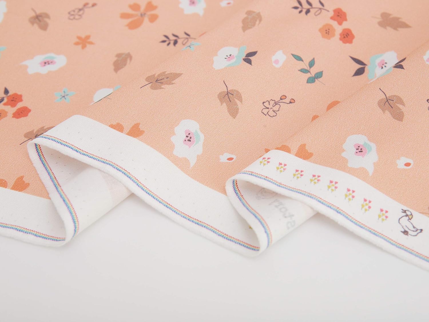 COTTONVILL Our Story 20COUNT – Tela de algodón con estampado (1 yarda, 08 pétalos, melocotón)