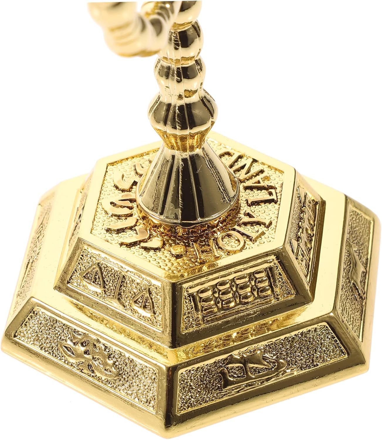 IMIKEYA 7 decoraciones de mesa, decoración de mesa de comedor, decoración de mesa de comedor, menorá de siete ramas, 12 tribus de Israel, portavelas