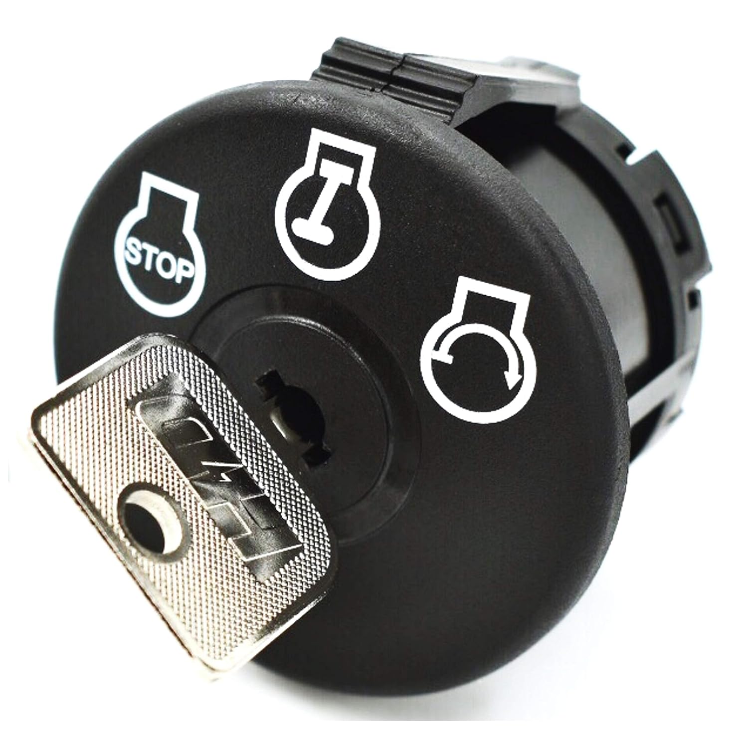 HD Switch – Paquete de 2 – Interruptor de llave de encendido para John Deere Scotts Sabre GY00191 con 4 llaves y 2 mosquetones gratis