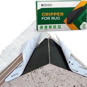 12 unidades de agarre para alfombra, almohadillas de cinta reutilizables para mantener la alfombra en la esquina y el lado plano, almohadillas de 12 unidades de agarre para alfombra, almohadillas de cinta reutilizables para mantener la alfombra en la esquina y el lado plano, almohadillas de