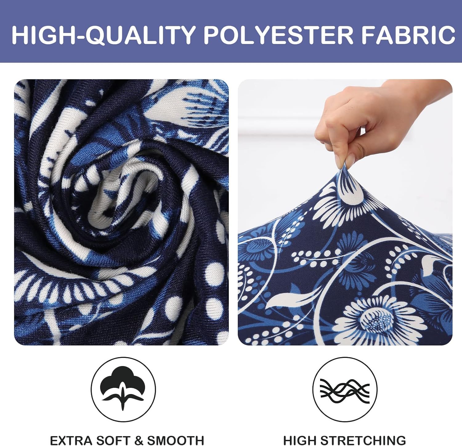hyha Slipover para silla de bañera estampada de 2 piezas con funda de cojín, funda elástica extraíble para silla de club IKEA Tullsta, funda