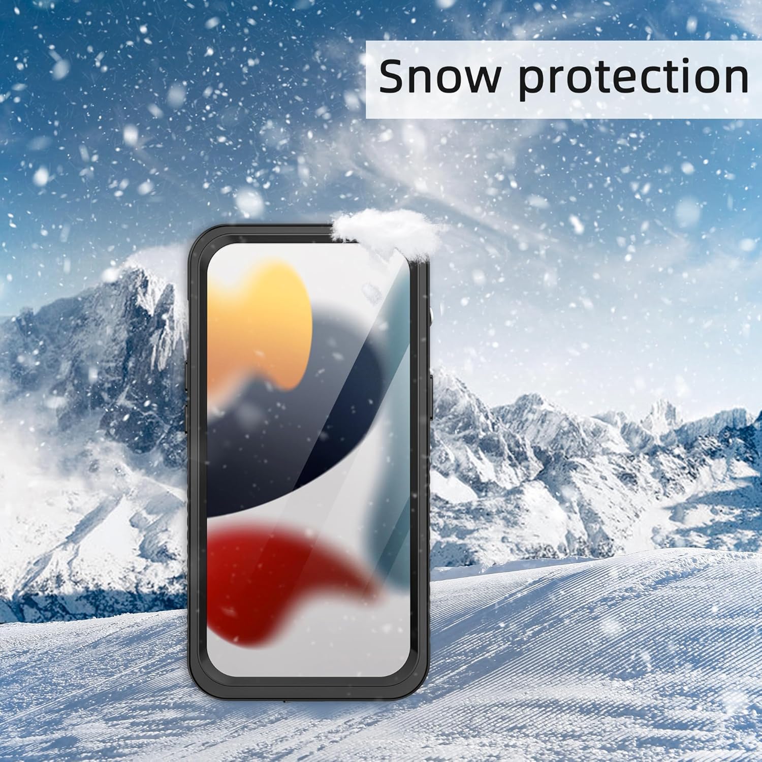 Funda impermeable para iPhone 15 con certificación IP68, a prueba de golpes, a prueba de suciedad, a prueba de nieve, carcasa protectora de cuerpo