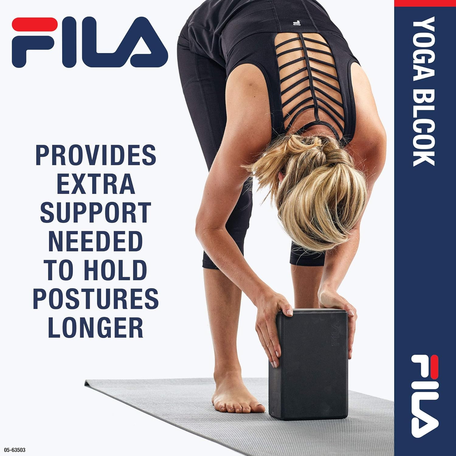 Bloque de yoga FILA Accessories – Bloques de espuma EVA para apoyo, equilibrio y estabilidad  Yoga, Pilates, barra, estiramiento, meditación