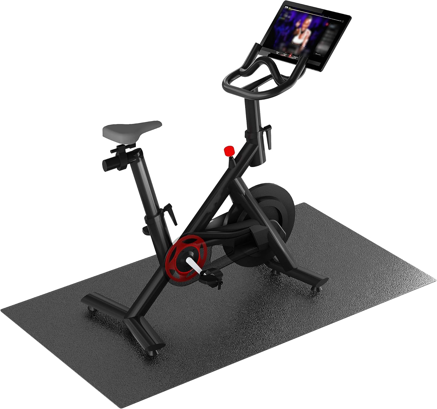 Alfombrilla de bicicleta 30-60 compatible con bicicleta Peloton, alfombra de cinta de correr, alfombrilla elíptica, alfombrilla de entrenamiento