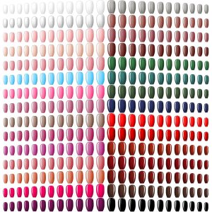 720 piezas de uñas postizas cortas, uñas postizas cuadradas medianas, uñas postizas artificiales de cobertura completa, uñas postizas a presión, 720 piezas de uñas postizas cortas, uñas postizas cuadradas medianas, uñas postizas artificiales de cobertura completa, uñas postizas a presión,