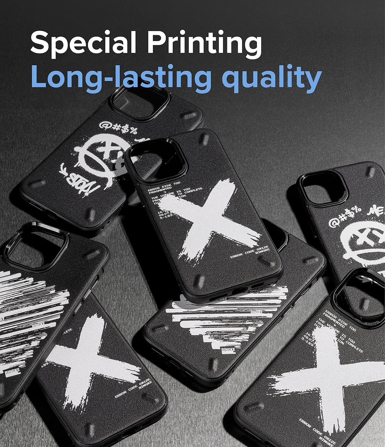 Ringke Onyx Design – Funda compatible con iPhone 13 Pro, diseño de impresión de seda, resistente, a prueba de golpes, TPU antideslizante, funda para