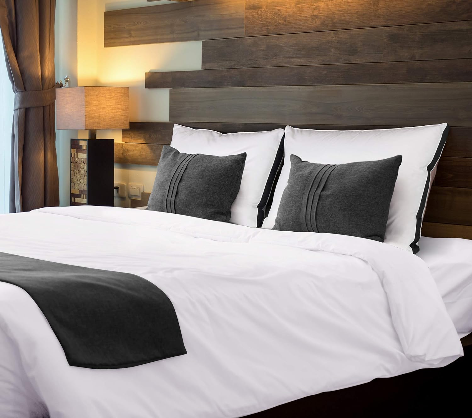 Juego de cama Utopia – Juego de 2 almohadas acolchadas.