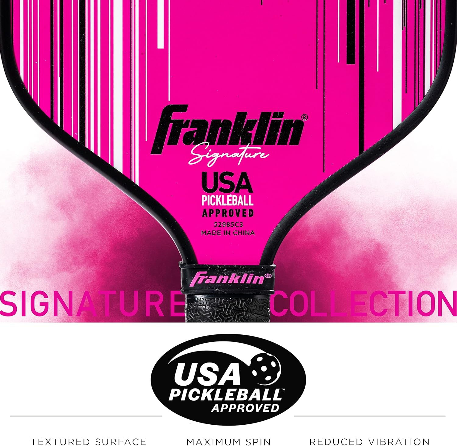 Franklin Sports Palas de pickleball Pro – Signature Series Pro Pickleball Paddle con superficie MaxGrit – Pala de pickleball aprobada por USA