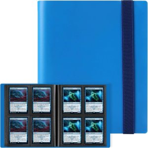 GEAoffice Carpeta de 4 bolsillos Carpeta de álbum de colección de tarjetas coleccionables de tamaño pequeño Carpeta de bolsillo de carga lateral GEAoffice Carpeta de 4 bolsillos Carpeta de álbum de colección de tarjetas coleccionables de tamaño pequeño Carpeta de bolsillo de carga lateral