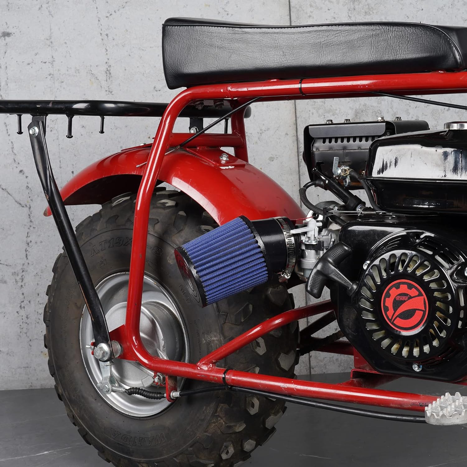 Filtro de aire para motocicleta, filtro de aire de alto rendimiento de 2.441 in para Predator 212cc 6.5 HP GX160 GX200 196cc TrailMaster Buggy