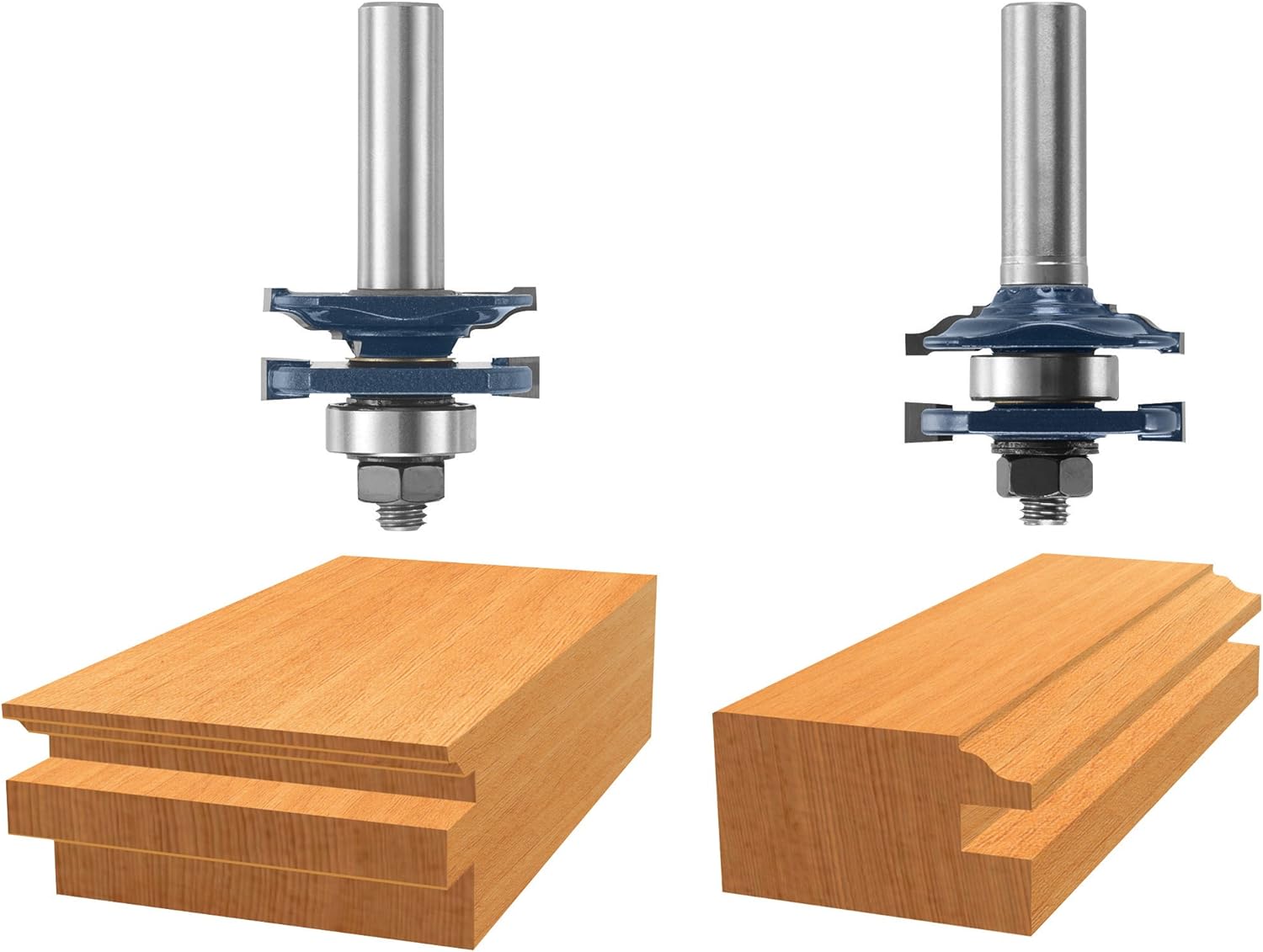 BOSCH 85625MC 1-58 pulgadas Ogee Stile & Rail Router Bits