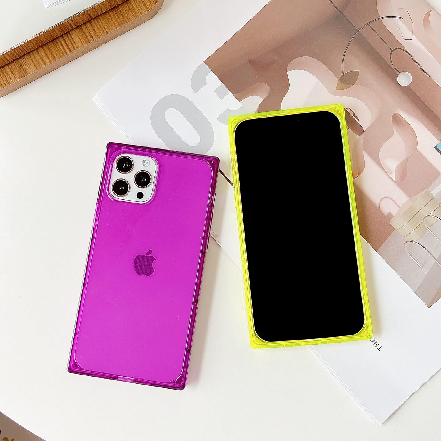 Cocomii Funda cuadrada para iPhone 13 Pro, cuadrada, transparente, delgada, ligera, brillante, transparente HD, transparente, minimalista, de lujo,