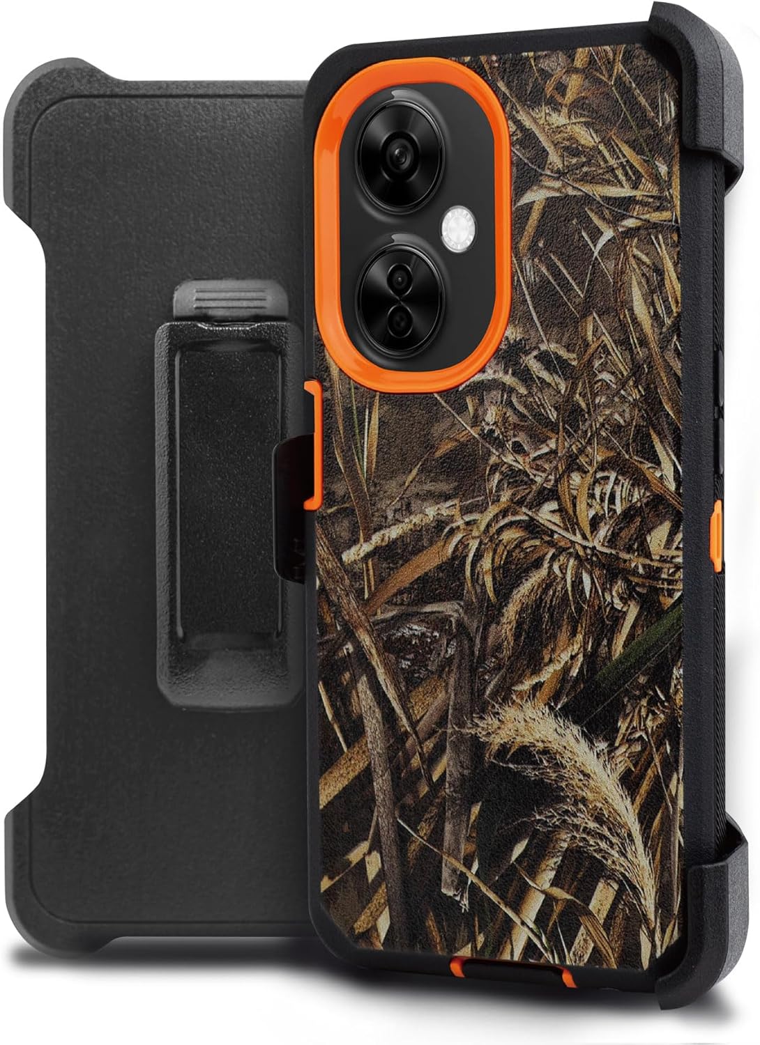 6goodeals Funda protectora resistente para Oneplus Nord N30 5G, a prueba de golpes, a prueba de polvo, con clip para cinturón, funda protectora