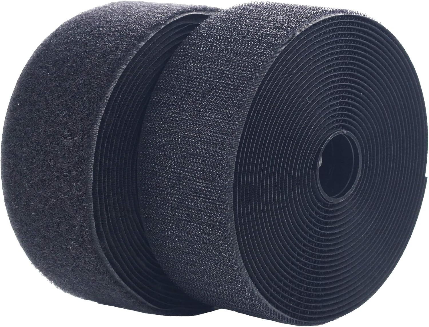 LLPT Rollo de cinta de velcro para coser de 2 pulgadas x 16.5 pies, tela de nailon sin adhesivo, tira de gancho fuerte para coser interiores y