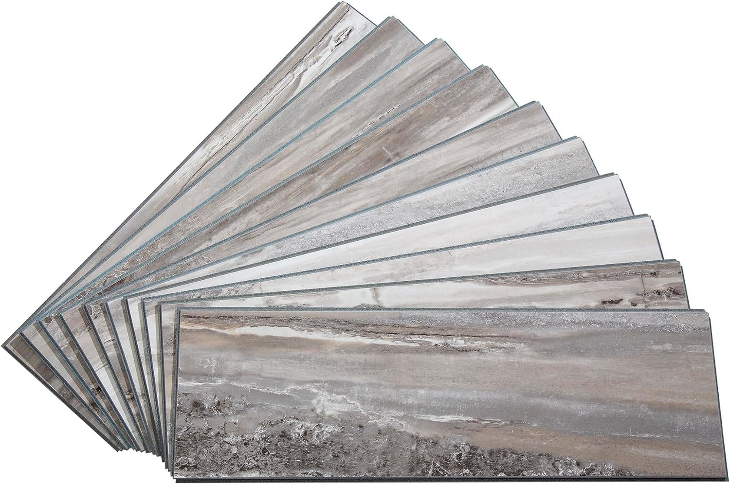 Palisade Azulejos de vinilo entrelazados impermeables para pared, cocina o baño, 22.8 x 7.31 pulgadas, granito del Louvre (paquete de 10)