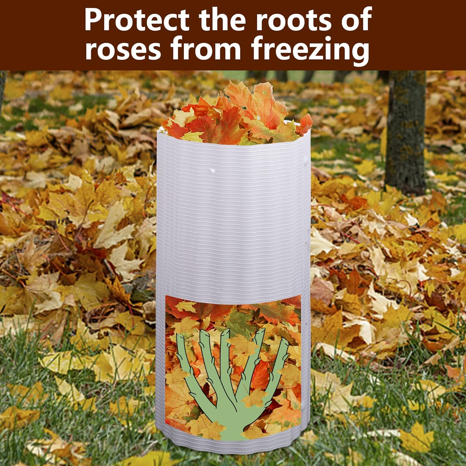 8 protectores de árboles expandibles, protector flexible de corteza de árbol, tubos protectores de troncos de árboles, envolturas para proteger