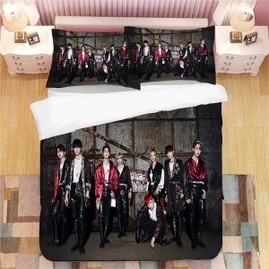 babyhealthy Kpop Straykids – Juego de sábanas de 3 piezas, funda de edredón de 3 piezas, funda de almohada Woojin Jisung Felix babyhealthy Kpop Straykids – Juego de sábanas de 3 piezas, funda de edredón de 3 piezas, funda de almohada Woojin Jisung Felix