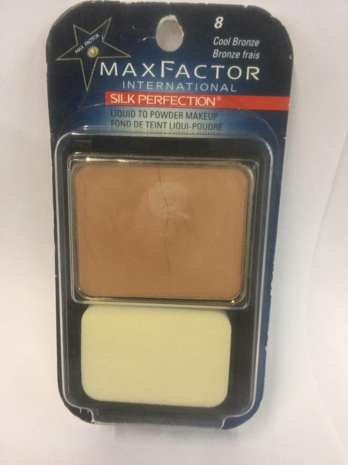 Max Factor Fórmula original de bronce fresco de la base del maquillaje del líquido al polvo de la perfección de seda