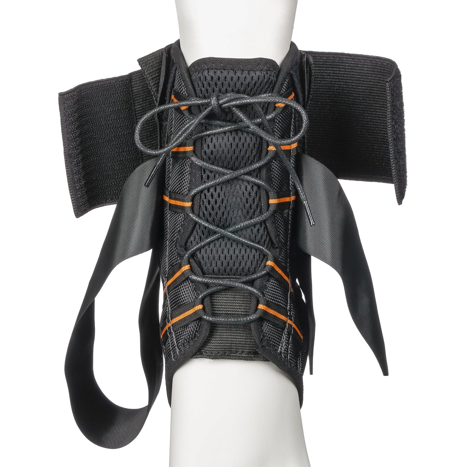 Tobillera AS1 Pro con cordones, estabiliza el tobillo y brinda protección y soporte de esguinces. Ideal para usar en volleyball, rugby y basketball.