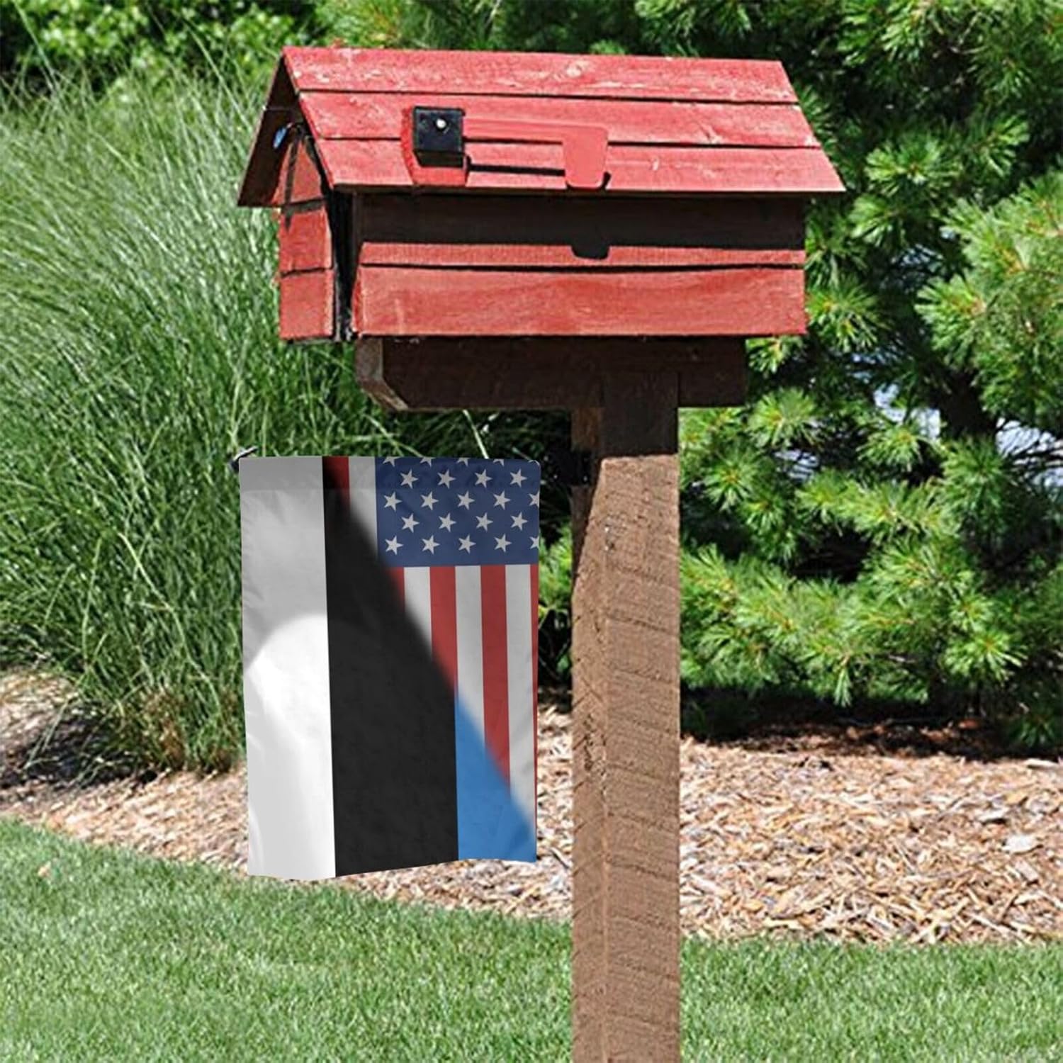 Bandera de país de Estonia, bandera de jardín americano, 12 x 18 pulgadas, pancartas verticales de doble cara para decoración del hogar, granja,