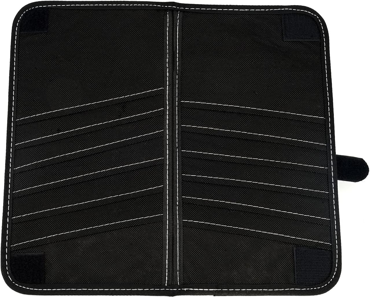 Estuche de almacenamiento para CD de automóvil, organizador de visera solar para automóvil, camioneta, SUV con servilletas gratis, pertenencia