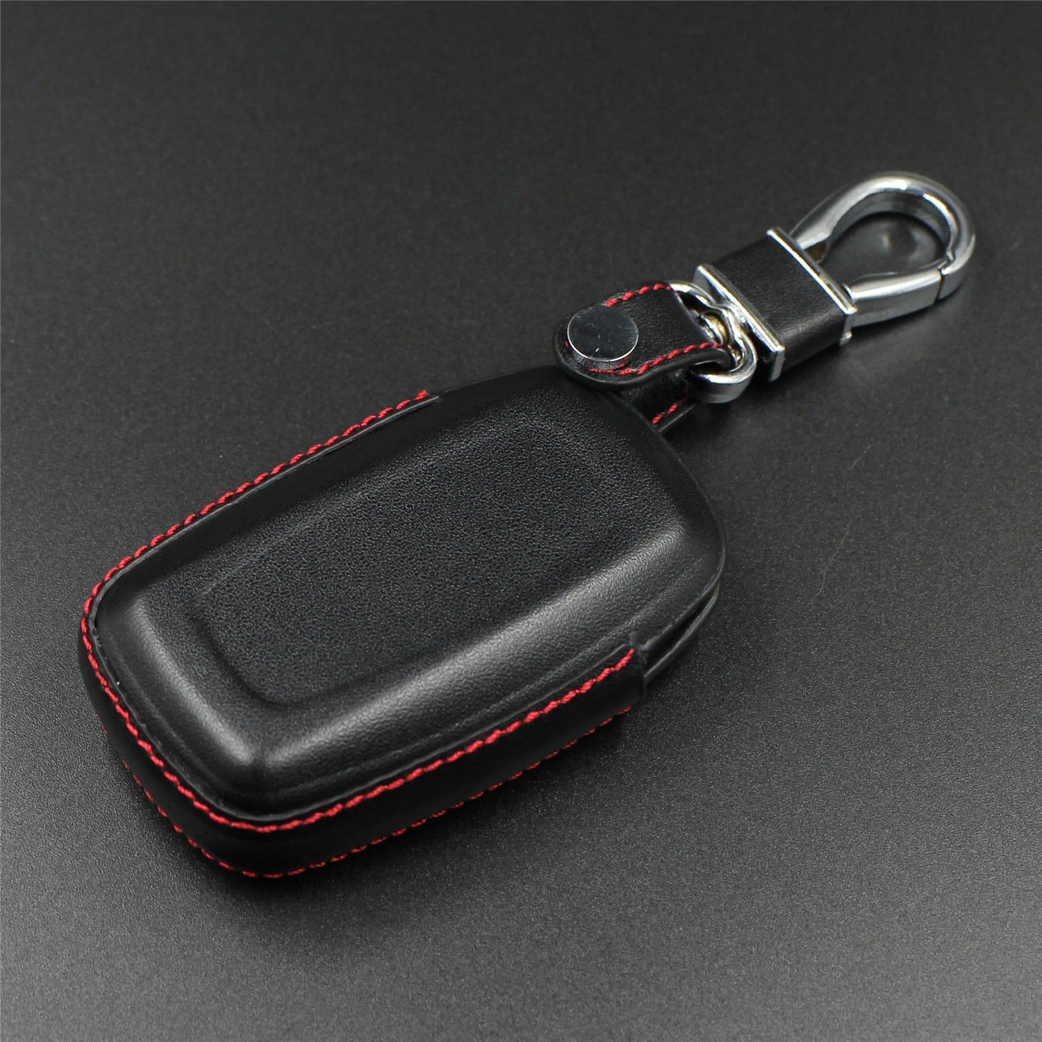 M.JVisun Funda para llavero de cuero genuino para Land Rover Discovery 4 LR4 para Range Rover Evoque para Range Rover Sport Car Remote Key Case