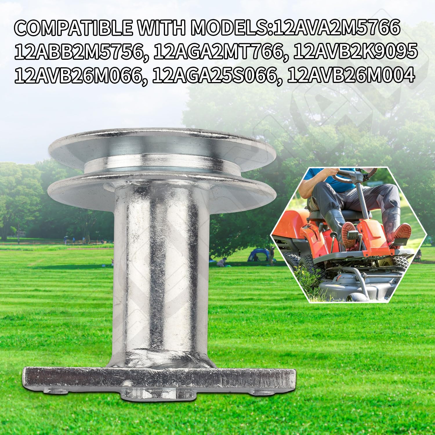 687-02528 – Polea de transmisión de repuesto de 0.984 in, compatible con MTD CUB Cadet 687-02528 para SC 300, SC 300 E, SC 300 HW, SC 300 IP – para