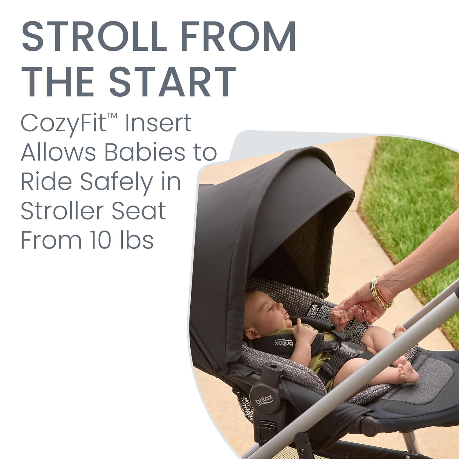 Britax Willow Grove SC – Sistema de viaje para bebé, asiento de automóvil infantil y cochecito combinado con base alpina, tecnología ClickTight,