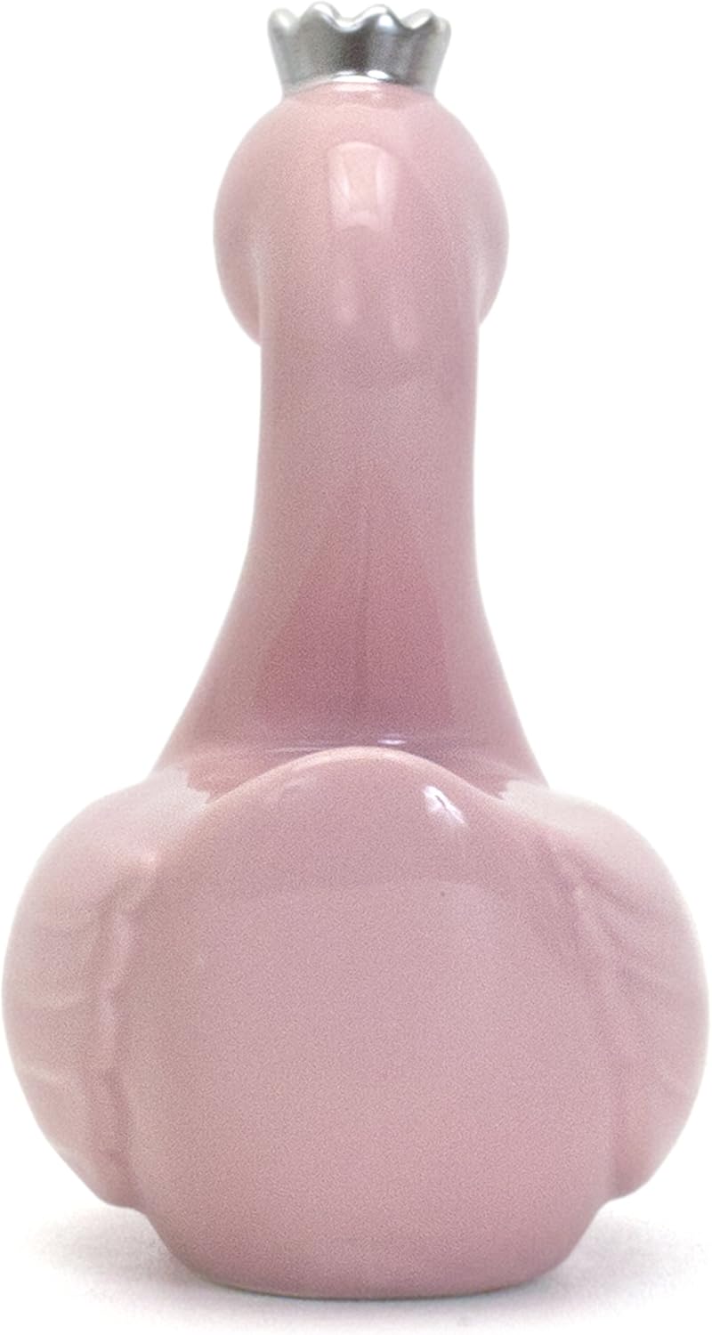Child to Cherish Hucha de cisne de cerámica (rosa)