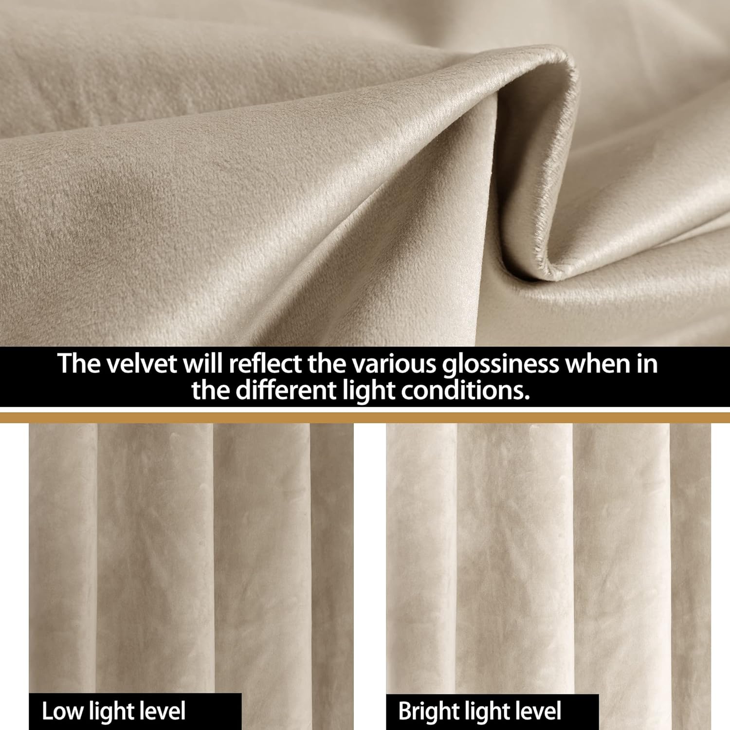 BONZER – Cortinas 100% opacas para dormitorio, terciopelo grueso de alta calidad, 84 pulgadas de largo con aislamiento térmico, ahorro de energía,