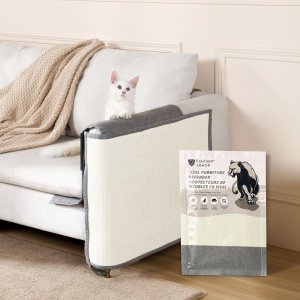 Panther Armor Protectores de muebles de sisal, rascador de esquina para gatos brazo de sofá gris derecho evita que los gatos arañen muebles, poste Panther Armor Protectores de muebles de sisal, rascador de esquina para gatos brazo de sofá gris derecho evita que los gatos arañen muebles, poste