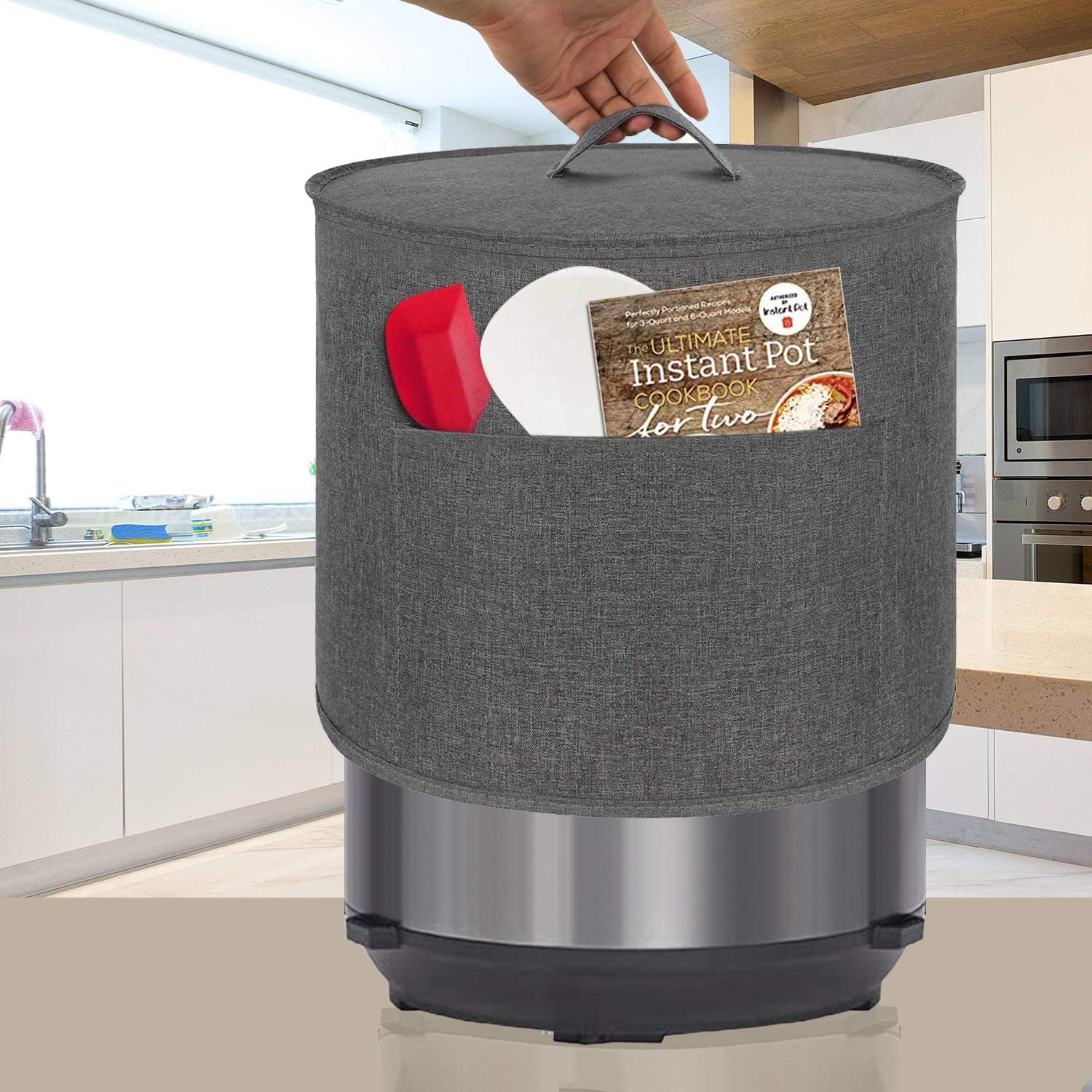 Cubierta para electrodomésticos, resistente al agua, para olla instantánea de 6 cuartos de galón, olla a presión eléctrica, arrocera, freidora de