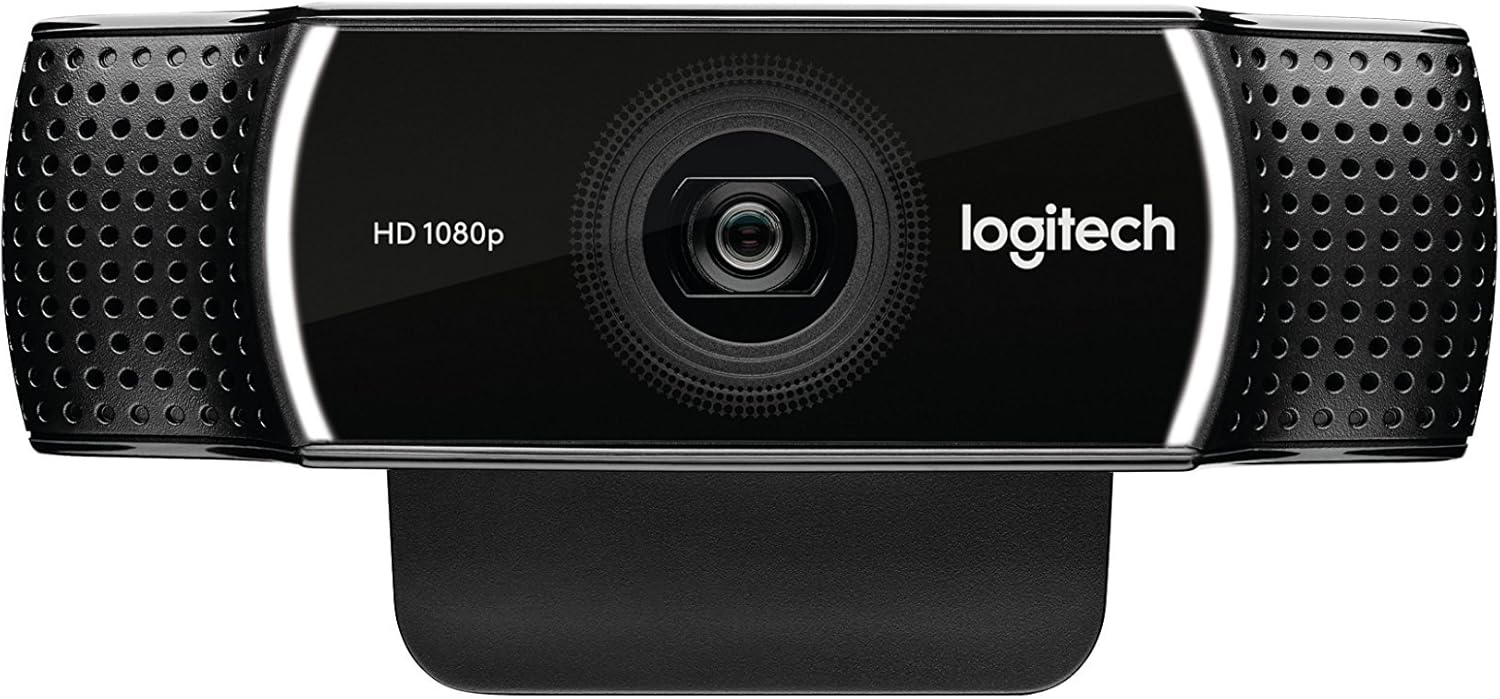 Logitech Cámara web Pro Stream de 1080p para transmisión y grabación de video HD a 1080p 30FPS (renovada)