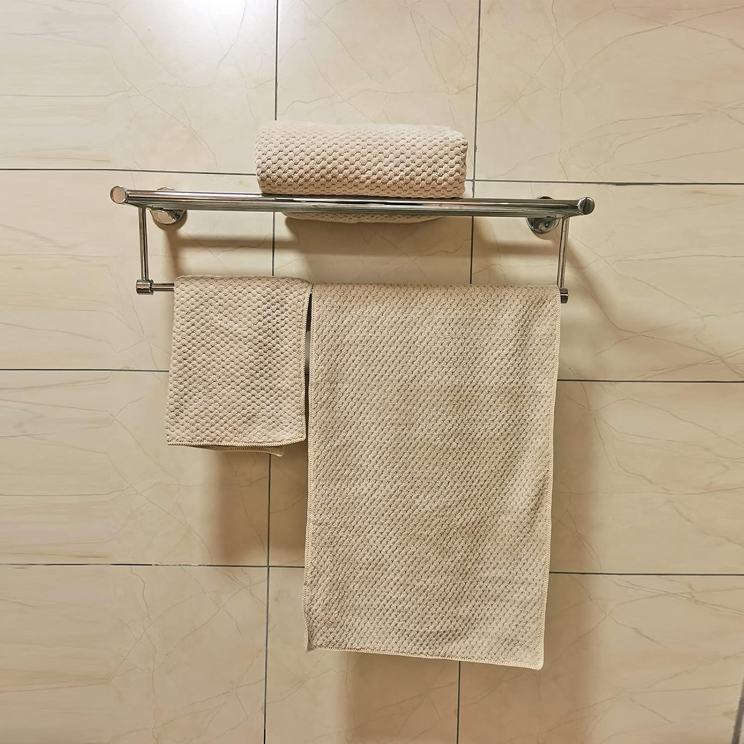 Toallas, juego de 6 toallas de baño extra grandes de 29 x 59 pulgadas, de microfibra súper suave, de secado rápido, para baño, 2 toallas de baño, 2