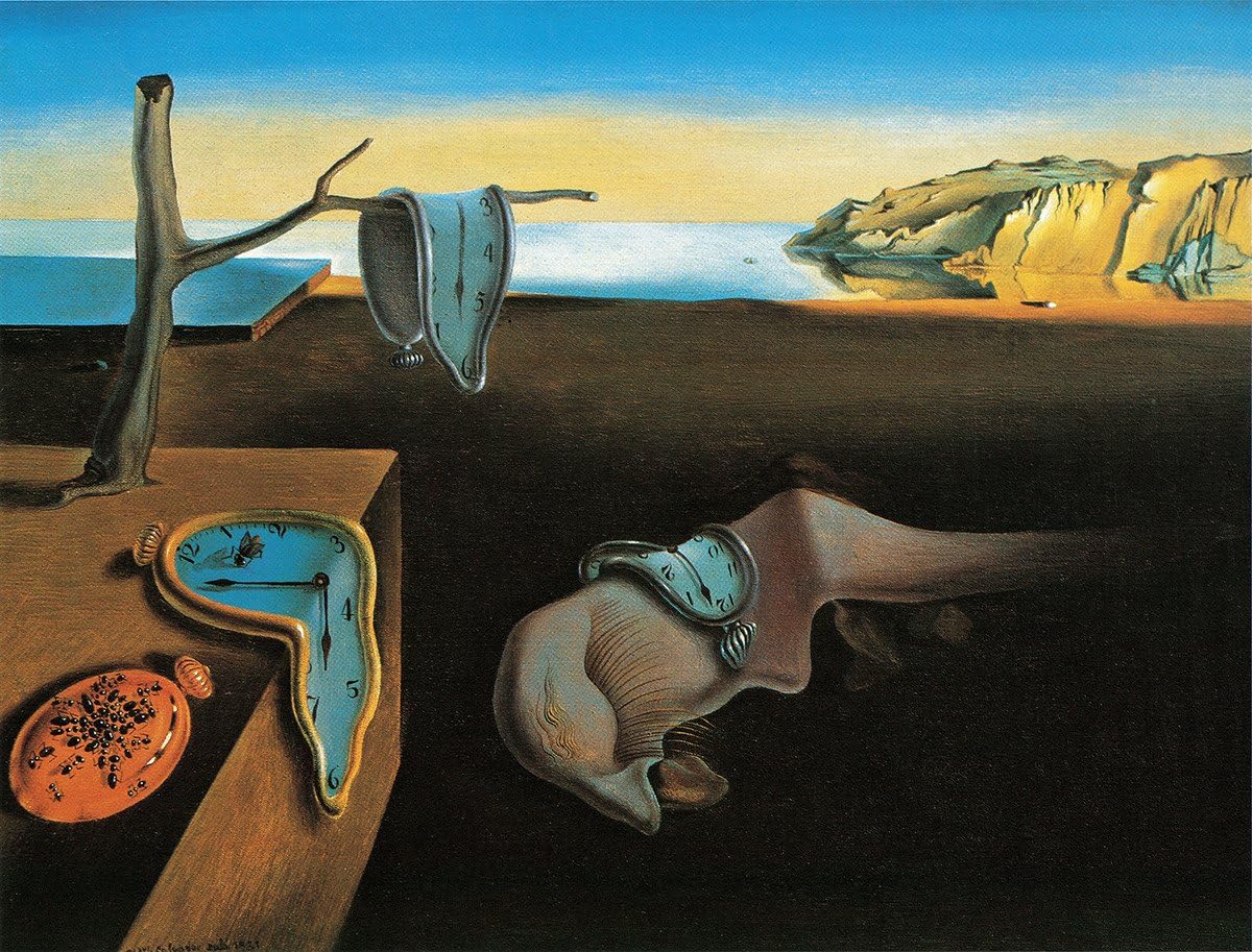 Huntington Graphics Persistence of Memory por Salvador Dali – Póster artístico de 11 x 14 pulgadas