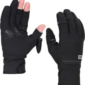 FRDM Guantes híbridos convertibles resistentes al viento, pantalla táctil, fotografía, senderismo, ciclismo, actividades al aire libre, para hombres FRDM Guantes híbridos convertibles resistentes al viento, pantalla táctil, fotografía, senderismo, ciclismo, actividades al aire libre, para hombres