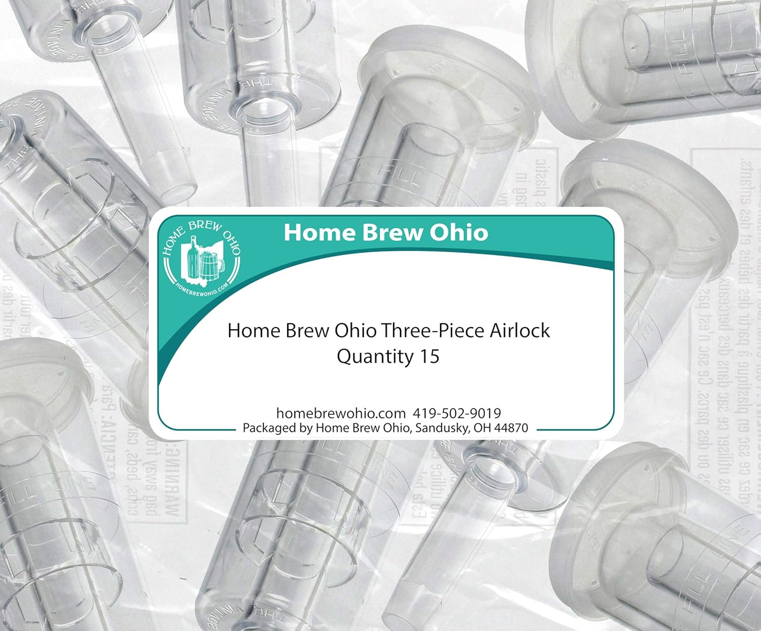 Home Brew Ohio – Juego de 3 cerraduras de aire (15 unidades)