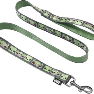 Star Wars for Pets The Mandalorian The Child – Correa para perro de 6 pies  Correa de perro de 6 pies se fija fácilmente a cualquier collar o arnés Star Wars for Pets The Mandalorian The Child – Correa para perro de 6 pies  Correa de perro de 6 pies se fija fácilmente a cualquier collar o arnés