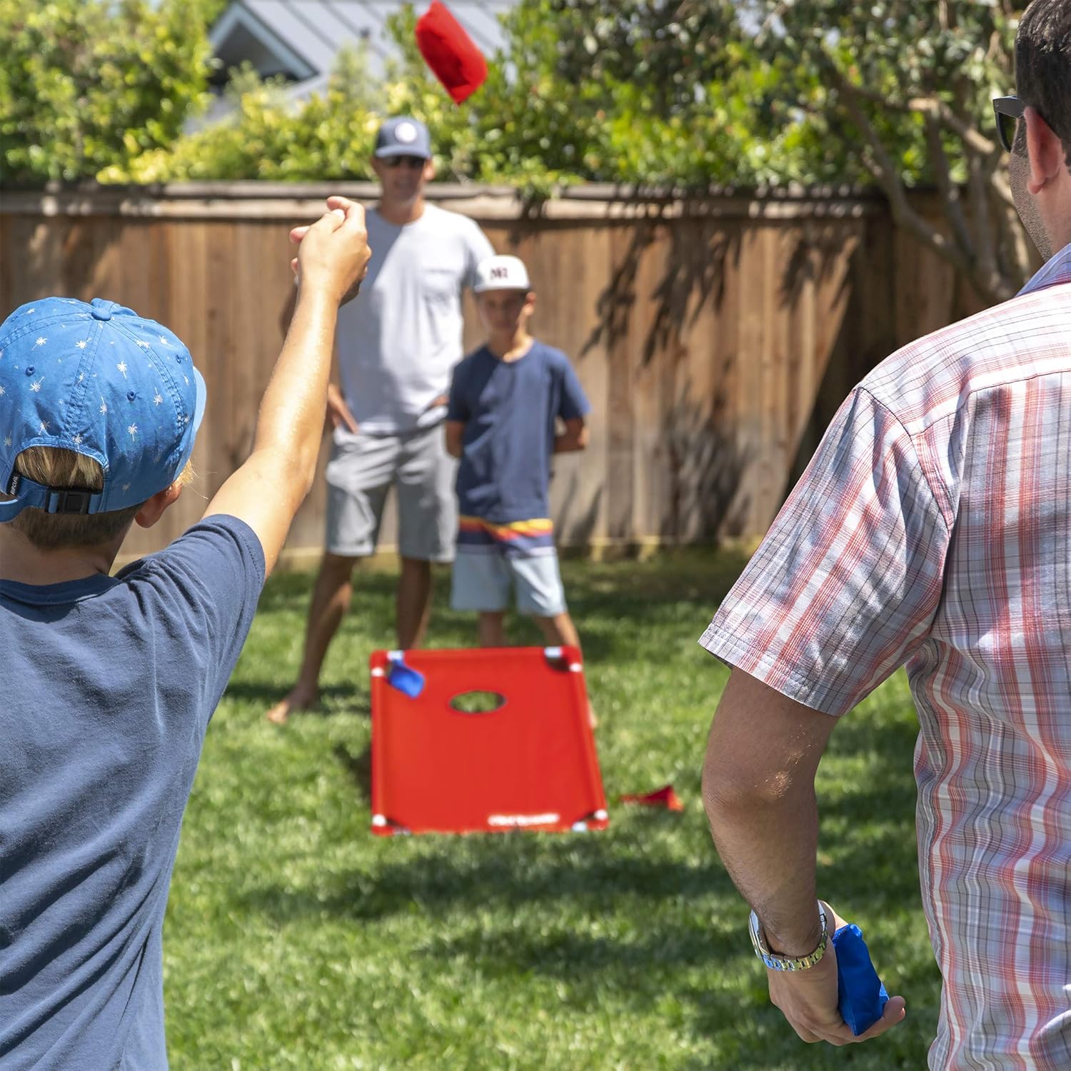 GoSports Juego de Cornhole portátil de 3 x 2 pies, juego de lanzamiento premium para niños y adultos, elige tu estilo