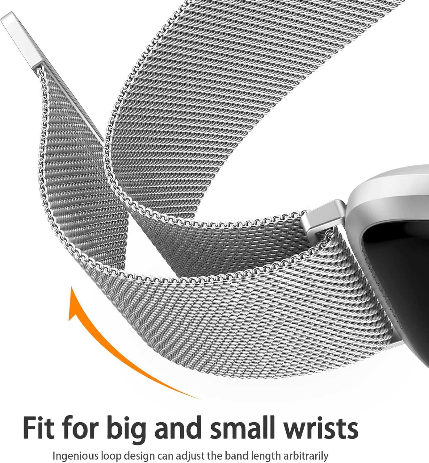 Vanjua Correa de repuesto para Fitbit Versa 2 correas para mujeres y hombres, correa de repuesto magnética ajustable para Fitbit Versa 2  Fitbit
