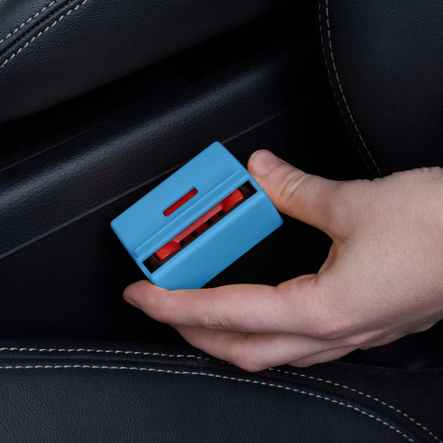 Funda protectora para cinturón de seguridad con hebilla de alta calidad con llave de liberación y cordón, ayuda a mantener a niños y adultos